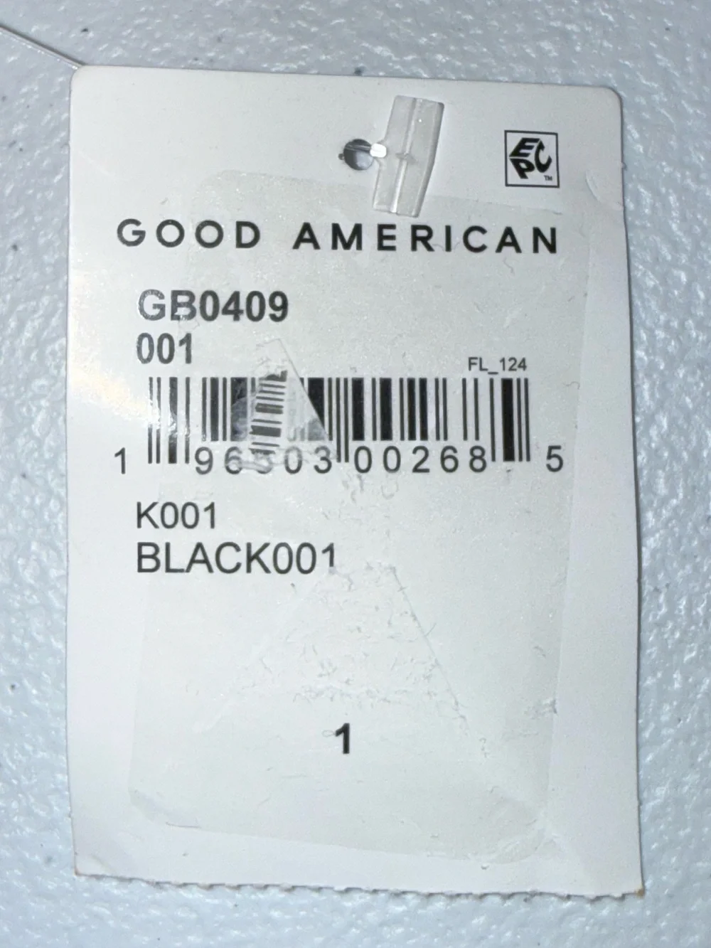 Good American Organic Cotton Ribbed Shaping Thong Bodysuit Black Size small NWT - Picture 8 of 8